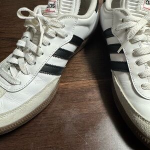 Adidas SAMBA White and Black Sneakers